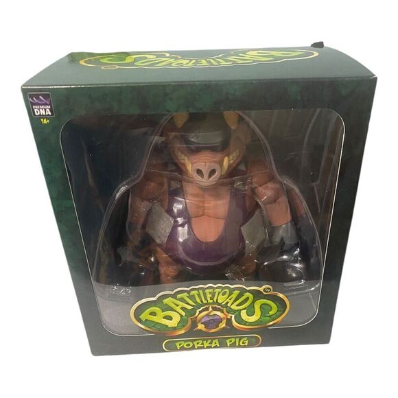 Battletoads Porka Pig 6” Action Figure Battletoads Premium DNA Brand New - Picture 5 of 5